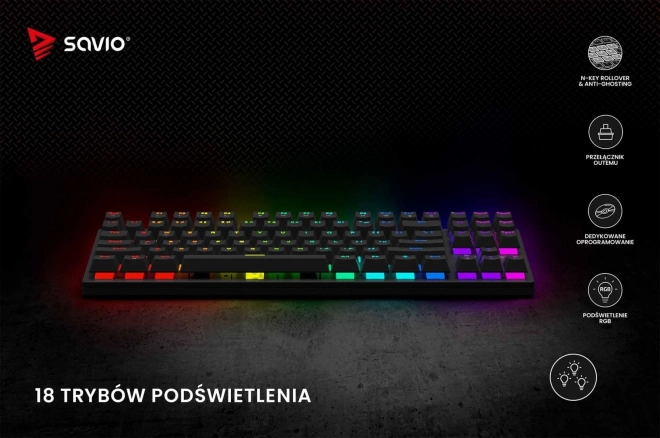 Mehanska tipkovnica Savio Tempest X2 RGB Outemu Brown