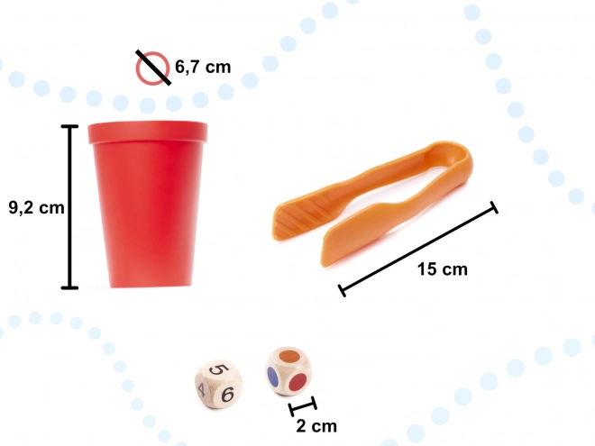 Kreativni pisani kamni Montessori set 65 kos