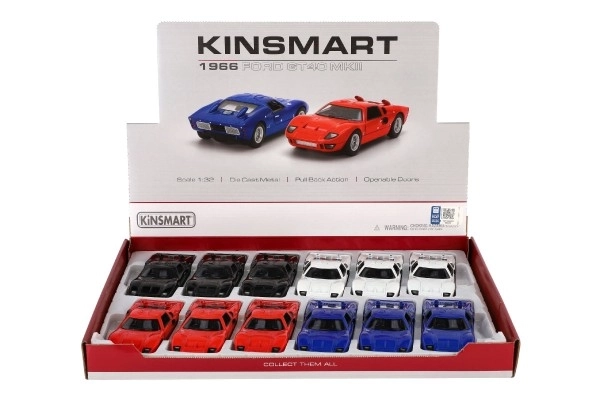 Avto Kinsmart 1966 Ford GT40 MKII kovina/plastika 13cm mešanih barv