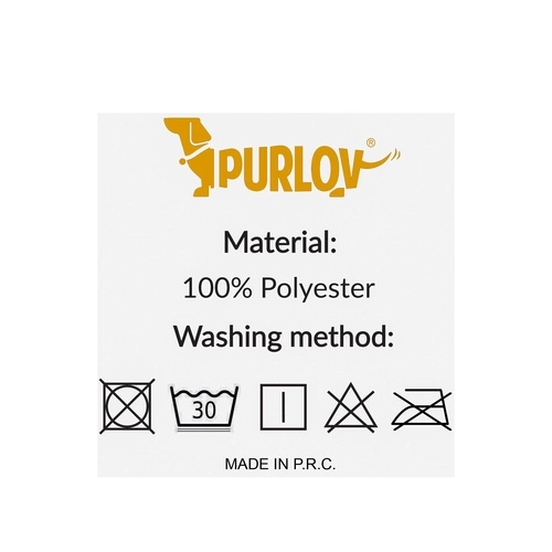 Pokrita postelja za pse XXL Purlov