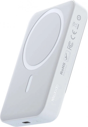 Mcdodo magnetna power banka 10000 mAh, 20 W (bela)