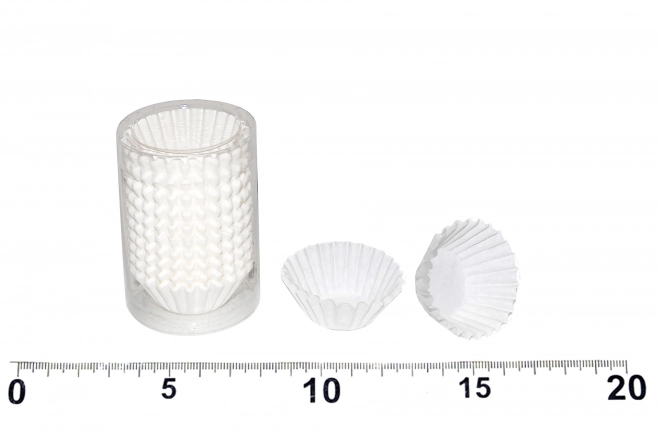 Pekaške skodelice bele 6cm (premer 3cm, v.1,5cm) - 200 kos