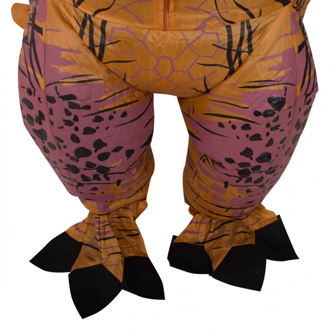 Kostum napihljiv dinozaver T-REX rjav