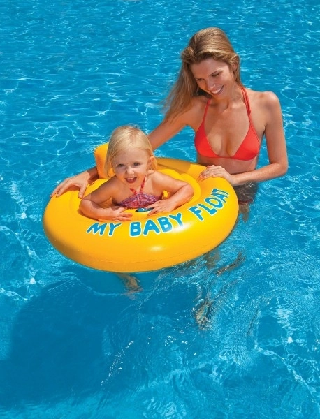 Otroški napihljiv obroč +- 70cm v škatli 6-12m