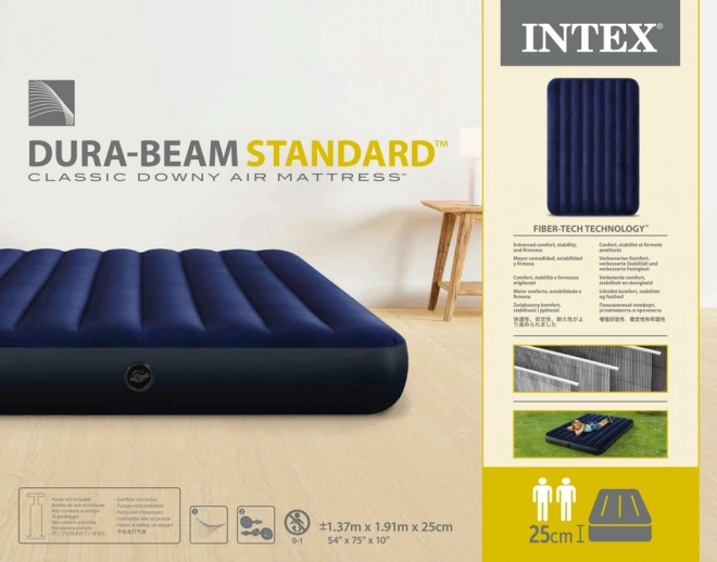 Napihljiva vzmetnica INTEX Double Velour 191x137 cm