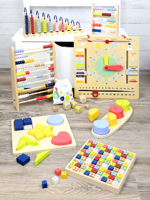 Majhna noga Educativna tabla barvni ulomki