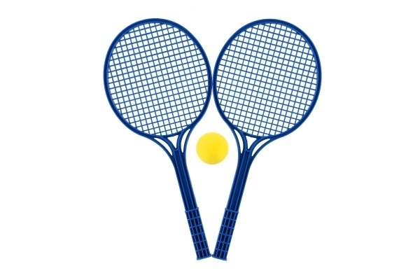 Mehki tenis plastični barvni+nogo 53cm v mreži