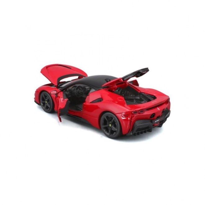 Kovinski model Ferrari SF90 Stradale rdeč 1:18