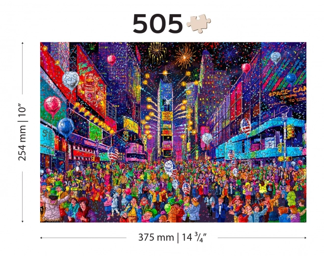 Leseno mesto Lesen puzzle Silvester 2v1, 505 kosov EKO