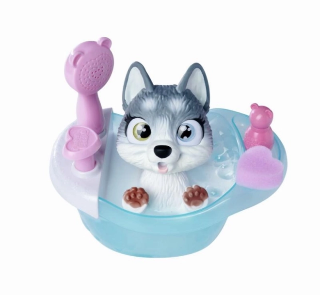 Kužek Husky Pamper Petz v kadi