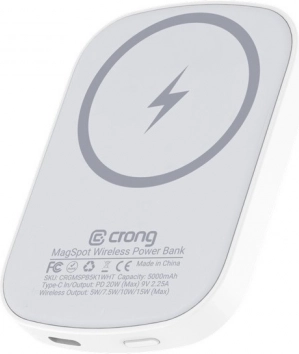 Brezžična power banka MagSpot z MagSafe 5000 mAh in USB‑C 20 W PD