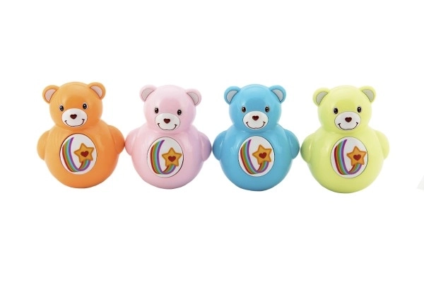 Medvedek Roly Poly piskajoc 10 cm plast 10x12x8cm