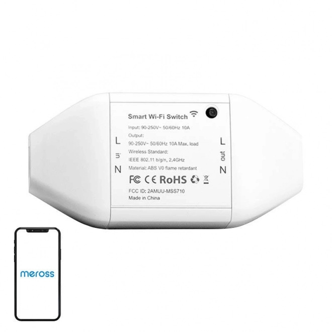 Pameten Wi-Fi stikalo Meross za Apple HomeKit