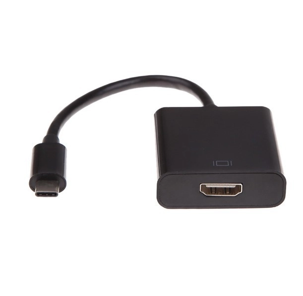 USB-C na HDMI (F) adapter, črn
