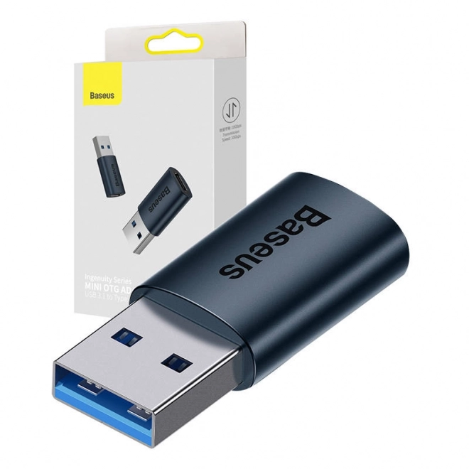 Adapter Baseus USB-A na USB-C – Modra