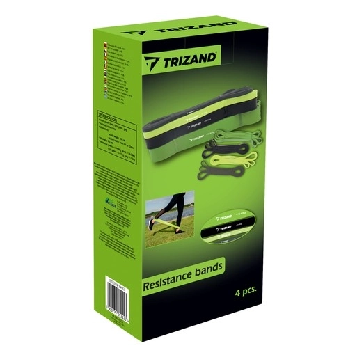 Gumijasta vadbena oprema - 4 kos. Trizand 24305