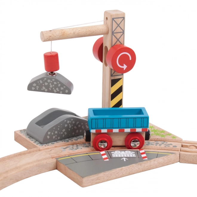 Bigjigs Rail Žerjav s prodnikom