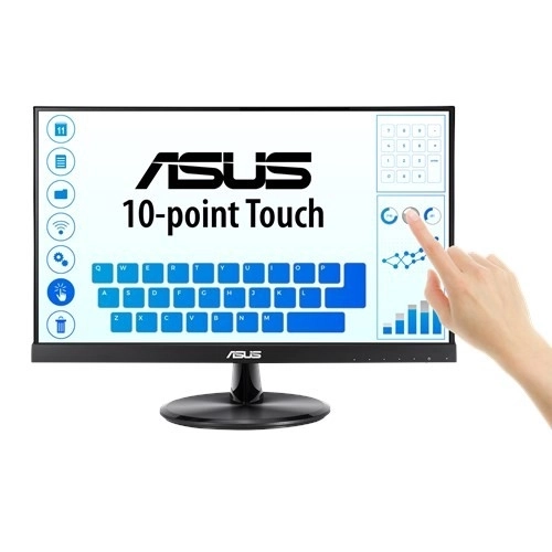 Monitor 21,5 palcev FHD IPS Zaslon na dotik 10P HDMI D-SUB USB Zvočniki