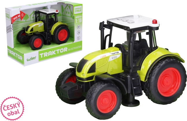Traktor na vztrajnik s svetlobnimi in zvočnimi učinki 18 cm
