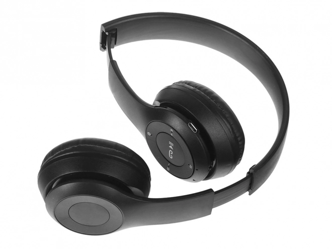Brezžične slušalke P47 Bluetooth mikrofon mp3 – Črne