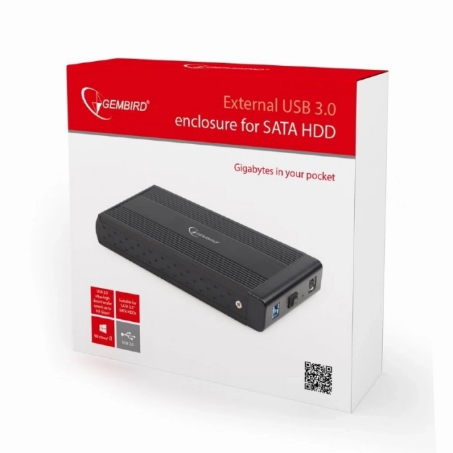 3,5 zunanji ohišje USB 3.0 črno