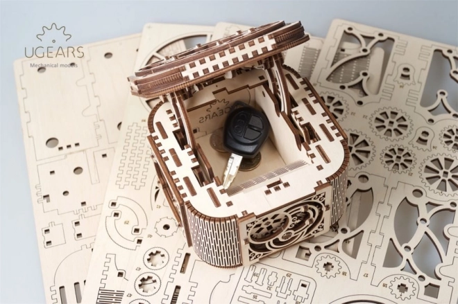 Ugears 3D lesena mehanska uganka Nakitnica