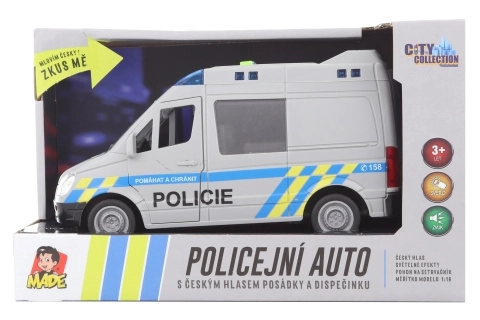 Policijski kombi z češkim glasom