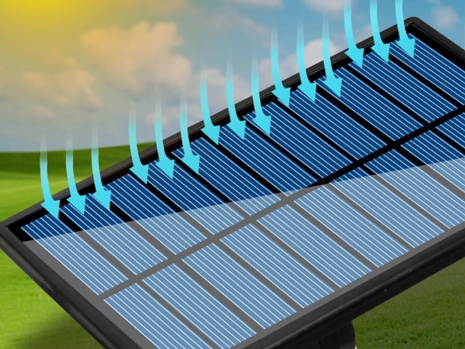 Solarna svetilka s senzorjem gibanja in 171 LED