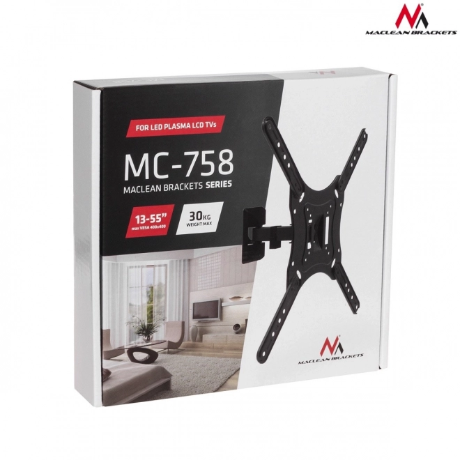 Nosilec za TV MC-758 13-55 palcev 30 kg črn