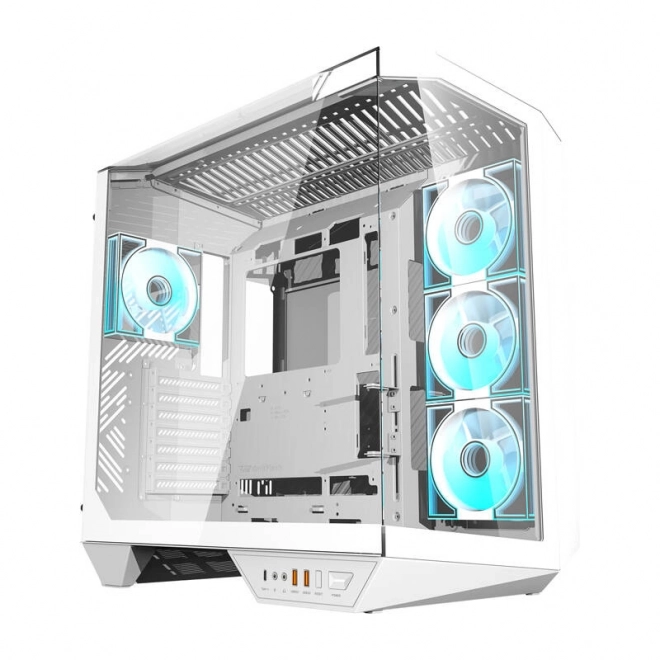 Računalniško ohišje Darkflash s 4 ventilatorji belo