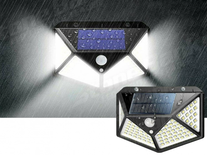 Sončna svetilka s 100 LED in mrakomornim senzorjem gibanja