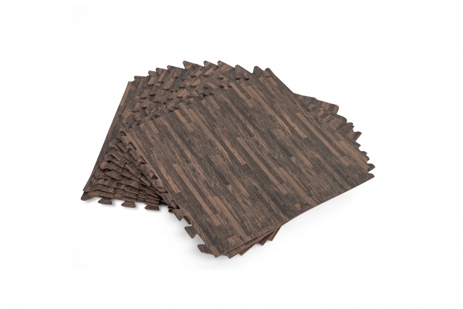 Pena podloga za vrtni bazen 50 x 50 cm Bestway imitacija lesa - 12 kosov