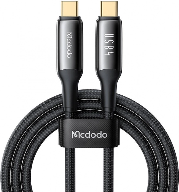 Kabel Mcdodo USB-C na USB-C, 240 W, 1,2 m (črn)