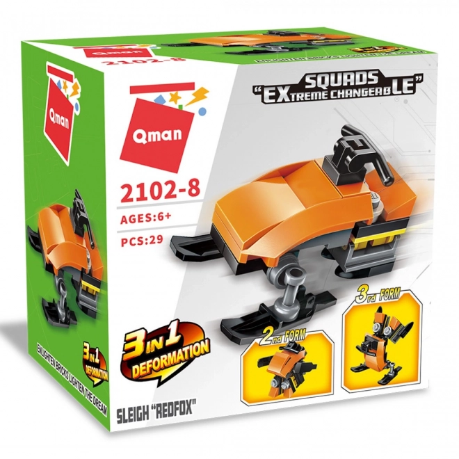 Qman Squros Extreme Changeable 2102-8 Sanka Redfox 3v1