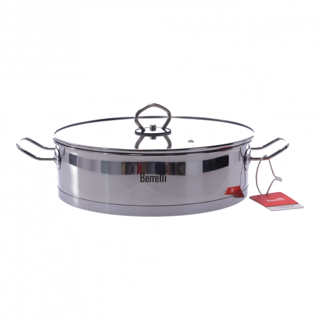 Inoks lonec s pokrovko Gemini Berretti, 28 cm