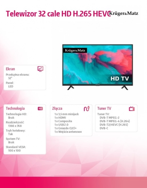 Televizor 32-palčni HD