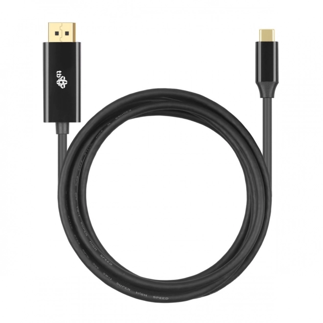 Kabel USB-C na DisplayPort 2m črn
