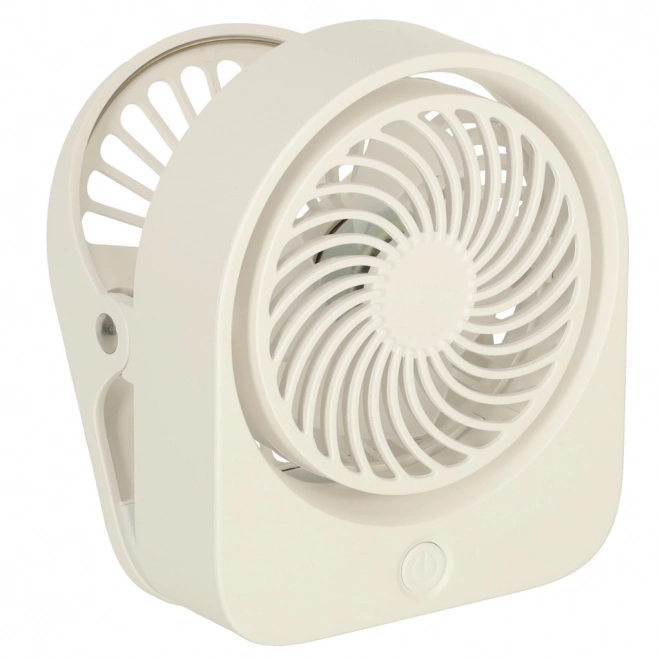 Brezžični USB namizni ventilator 11,5 cm beli