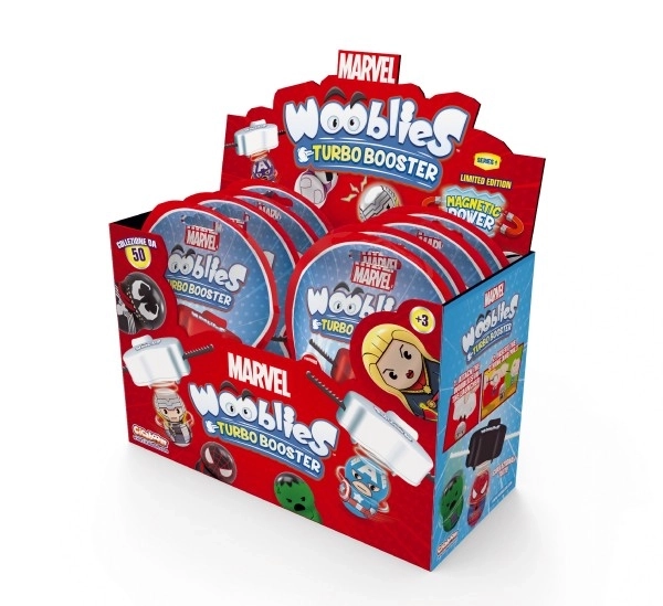 Wooblies magnetne figurice z turbo izstreljevalcem - 4 cm