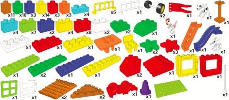 Združljivo z LEGO DUPLO in JUNIOR