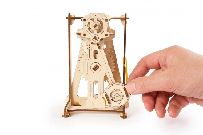 Ugears 3D sestavljanka - Nihalo metronom 92 kosov