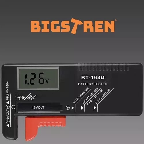 Bigstren 19898 tester/merilec baterij