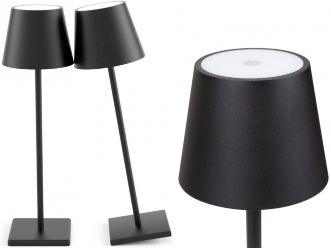 Namizna nočna svetilka na dotik, 3 stopnje, visoka, brezžična, usb