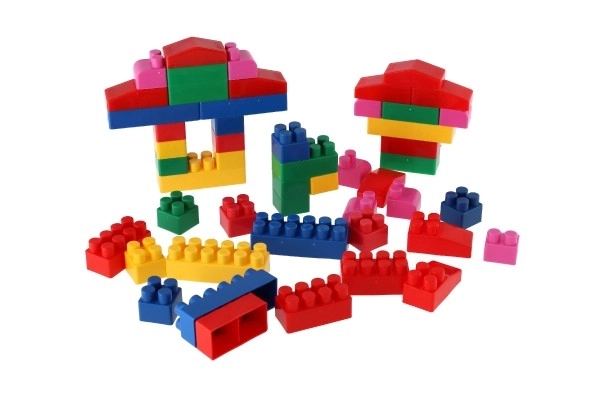 Konstruktor LORI 3 plast 50 kosov v škatli 19x28x10cm