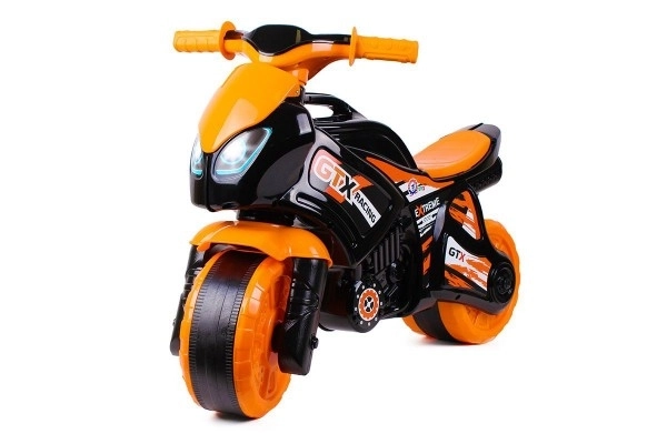 Poganjalec motor oranžno-črno plast v vrečki 35x53x74cm 24m+