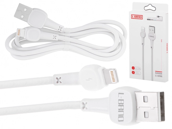 Beli hitro polnilni kabel Lightning