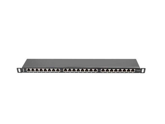 Patch panel 24 vrat sl. kat. 6 črna