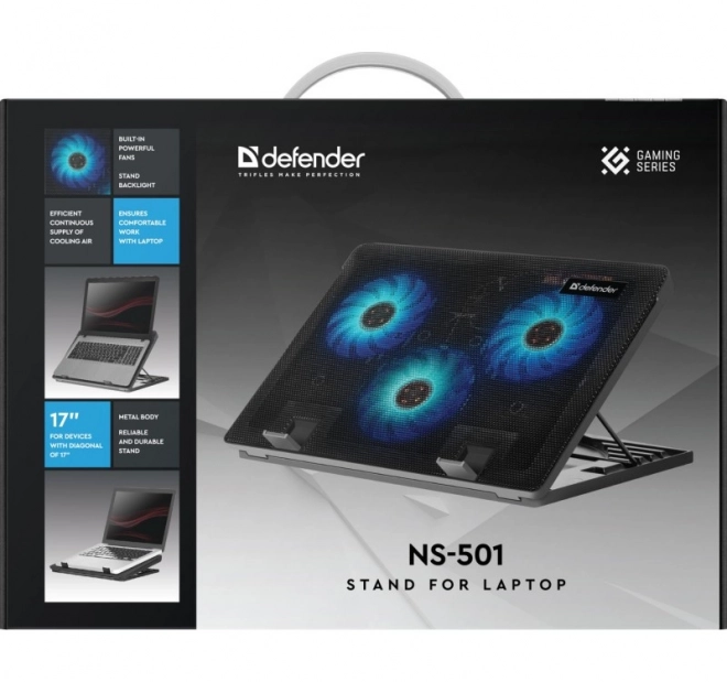 Hlajenje podloga za prenosni računalnik Defender NS-501 15.6"-17"
