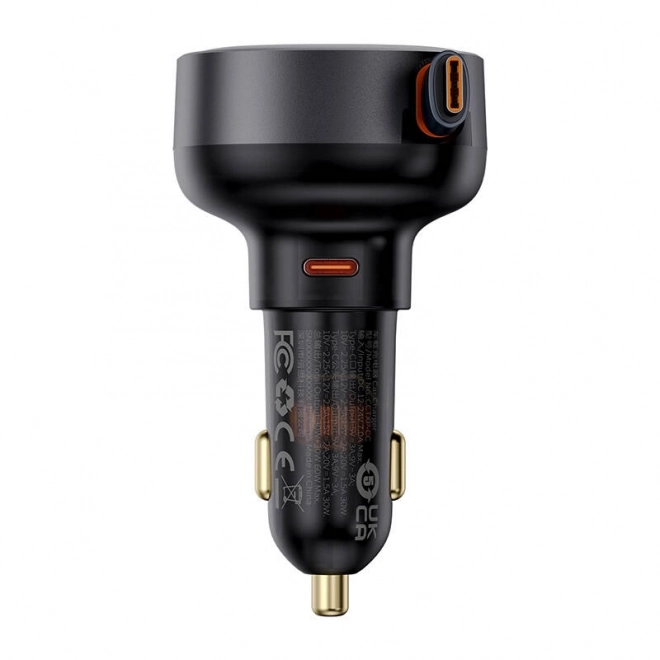 Polnilec za avto Baseus Enjoyment Pro z USB-C kablom