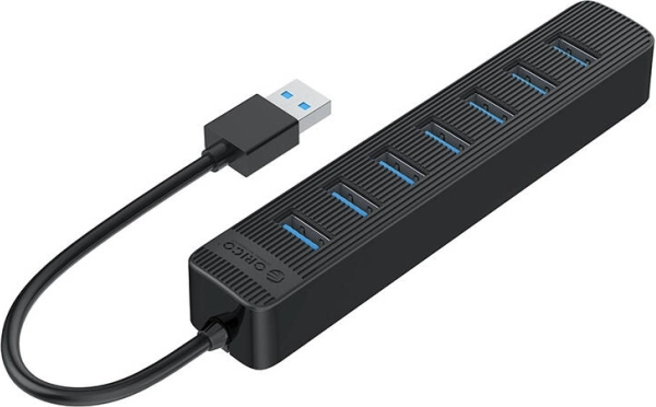 USB razdelilnik ORICO 7‑portni USB 3.0 (črn)